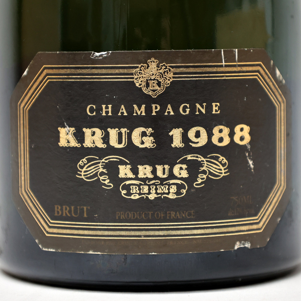 1988 Krug Vintage Brut, Champagne, France [label issue] 24B1201