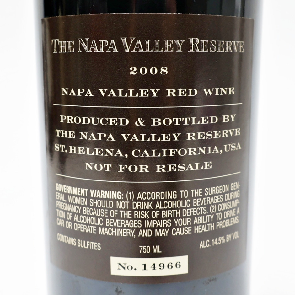 2008 The Napa Valley Reserve Red Blend, California, USA 24M1969