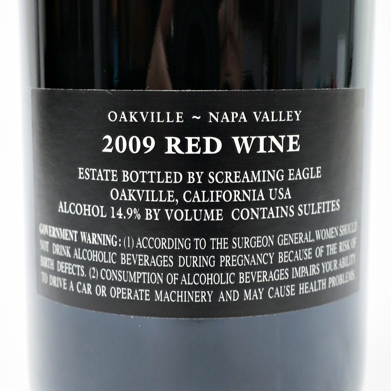 2009 Screaming Eagle 'The Flight - Second Flight', Napa Valley