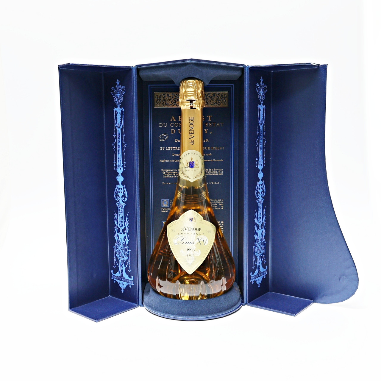 純正売 Louis XV Brut 1996 de Venoge 300周年記750ml 【公式通販】
