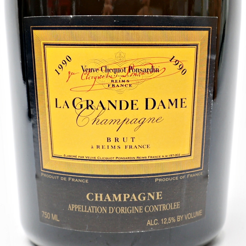 1990 Veuve Clicquot Ponsardin La Grande Dame Brut, Champagne