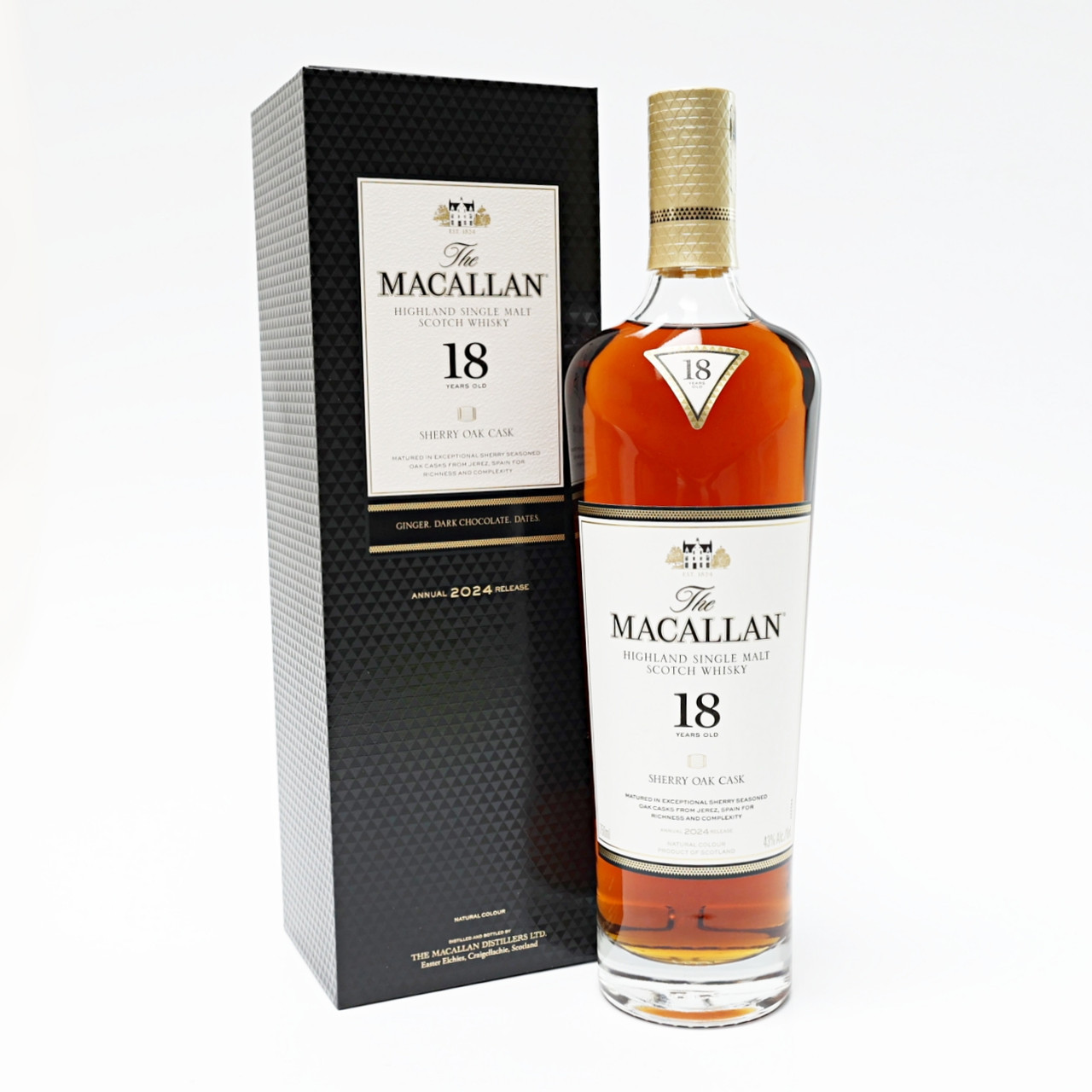 1984’s THE MACALLAN SHERRY OAK CASKS 43% BUY] Macallan 1984 15 Year Old Sherry Oak Speyside Single