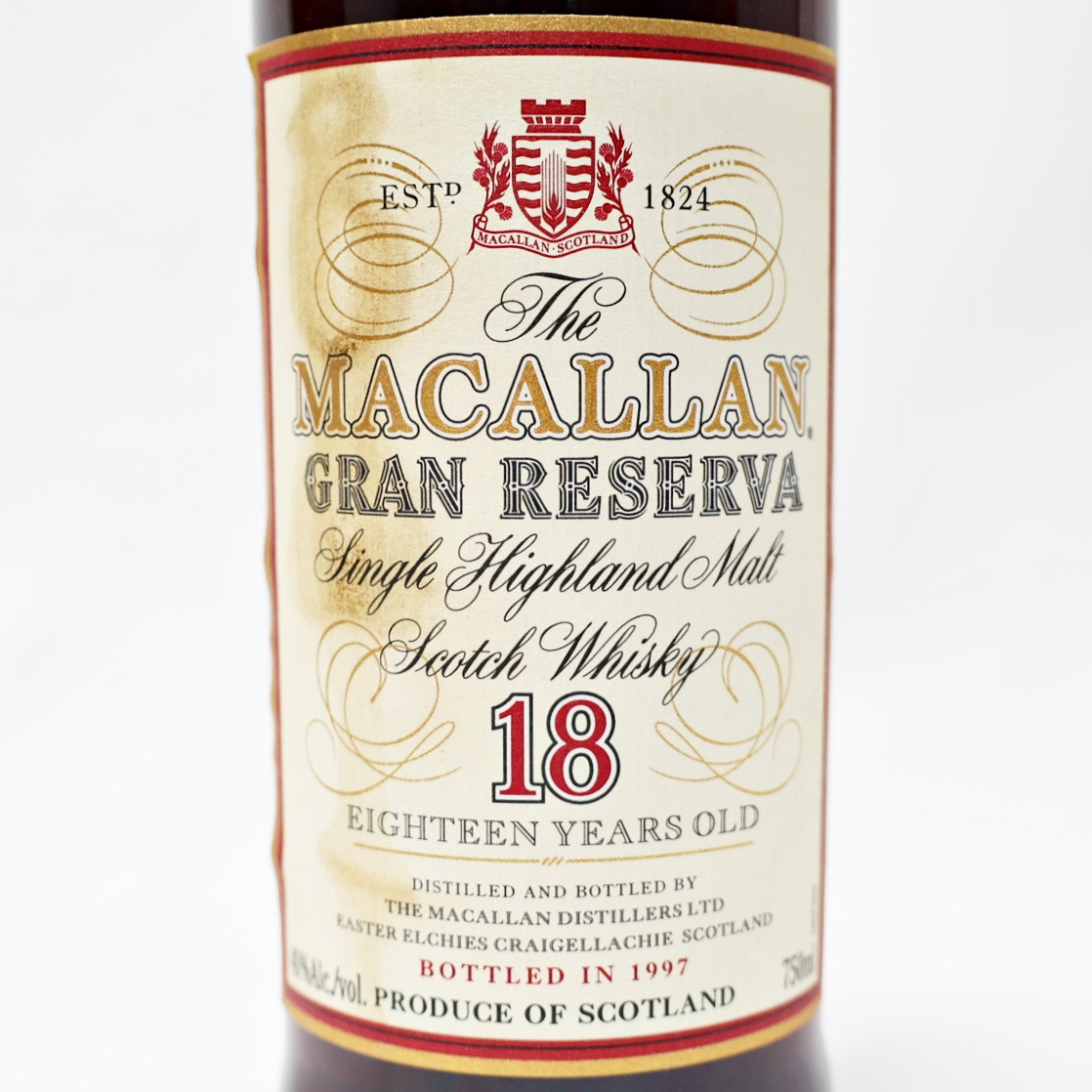 1979 The Macallan Gran Reserva 18 Year Old Single Malt Scotch