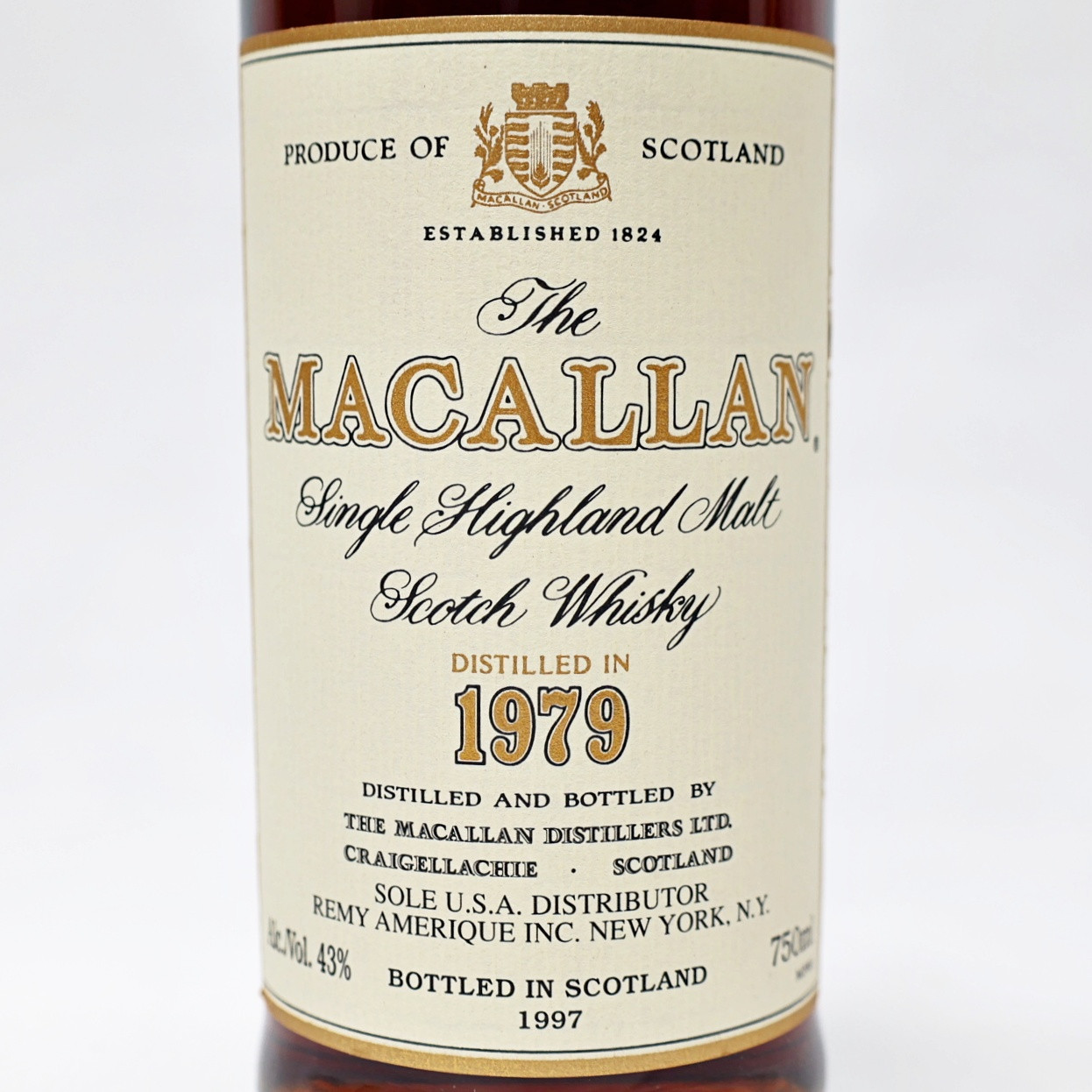 1979 The Macallan 18 Year Old Sherry Oak Single Malt Scotch Whisky