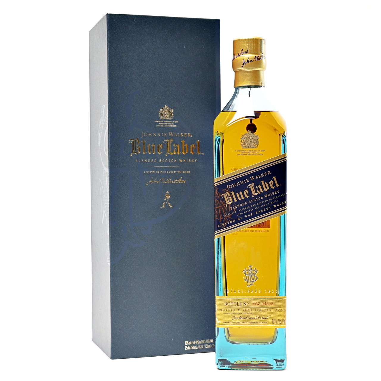 Johnnie Walker Blue Label Blended Scotch Whisky, Scotland [box