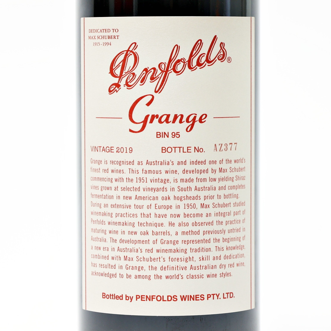 2019 Penfolds Grange Bin 95, Australia 24J0717