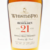 [Weekend Sale] WhistlePig 'The Beholden' 21 Year Old Single Malt Whiskey, Vermont, USA 24D1103
