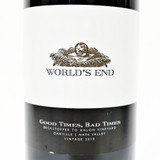 2010 World's End 'Good Times Bad Times' Beckstoffer To Kalon Cabernet Sauvignon, Oakville, USA [back label issue] 24D1232