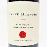 [Weekend Sale] 2016 Nicholas Allen Wines Carte Blanche Cabernet Sauvignon, Napa Valley, USA 24D1555