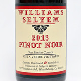 2013 Williams Selyem Vista Verde Vineyard Pinot Noir, San Benito County, USA 24E02373