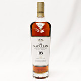 The Macallan 18 Year Old Sherry Oak Single Malt Scotch Whisky, Speyside - Highlands, Scotland [2019, no box] 24E0606