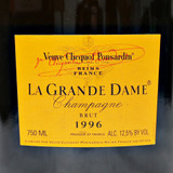 1996 Veuve Clicquot Ponsardin La Grande Dame Brut, Champagne, France [label issue] 24E1515
