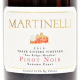 [Weekend Sale] 2010 Martinelli Three Sisters Vineyard Sea Ridge Meadow Pinot Noir, Sonoma Coast, USA 24E02138
