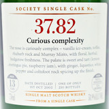 [Clearance Sale] The Scotch Malt Whisky Society Cask No. 37.82 Curious Complexity, Scotland [no box] 22H2301