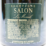 1988 Salon Cuvee 'S' Le Mesnil Blanc de Blancs Brut, Champagne, France [low fill, damaged label] 24G1901
