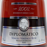 2002 Diplomatico - Botucal Single Vintage Rum, Venezuela 23C1712
