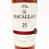 [Clearance Sale] The Macallan Sherry Oak 25 Year Old Single Malt Scotch Whisky, Speyside - Highlands, Scotland [maroon ribbon] 24G2326