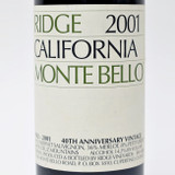 [Clearance Sale] 2001 Ridge Vineyards Monte Bello, Santa Cruz Mountains, USA 23E2519