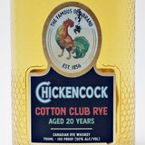 Chicken Cock 20 Year Old Cotton Club Rye Canadian Whiskey, Canada [broken box, label issue] 23F1313
