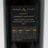 2019 Seven Apart 'Summit' Cabernet Sauvignon, Atlas Peak, USA 25C05192