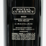 3000ml 2013 Dakota Shy 'Social Currency' Cabernet Sauvignon, Napa Valley, USA [bottle #1] 25D0364
