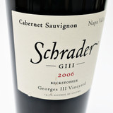[Weekend Sale] 2006 Schrader Cellars GIII Beckstoffer George III Vineyard Cabernet Sauvignon, Napa Valley, USA [damaged label] 25D0832