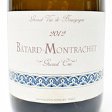 2012 Jean Chartron Batard-Montrachet Grand Cru, Cote de Beaune, France [stained label] 25D17144

