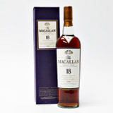 [Weekend Sale] 1988 The Macallan 18 Year Old Sherry Oak Single Malt Scotch Whisky, Speyside - Highlands, Scotland [label issue, box issue] 25E0601
