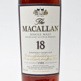 [Weekend Sale] 1988 The Macallan 18 Year Old Sherry Oak Single Malt Scotch Whisky, Speyside - Highlands, Scotland [label issue, box issue] 25E0601