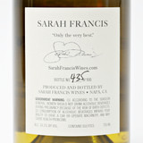 2013 Sarah Francis Beckstoffer Carneros Lake Vineyard Chardonnay, Carneros, USA 25E2752
