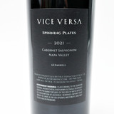 [Weekend Sale] 2021 Vice Versa 'Spinning Plates' Cabernet Sauvignon, Napa Valley, USA [black and white label] 25J0969
