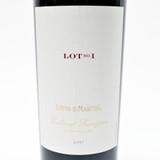[Weekend Sale] 2017 Louis M. Martini Lot No. 1 Cabernet Sauvignon, Napa Valley, USA [minor label issue] 25J2205