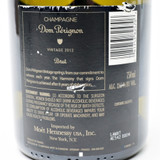 2012 Dom Perignon Luminous Collection Brut Millesime, Champagne, France [back label issue] 25K1904