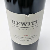 2007 Hewitt Vineyard Cabernet Sauvignon, Rutherford, USA [damaged label] 26A23140