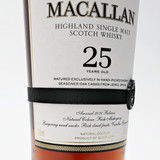 [Weekend Sale] The Macallan Sherry Oak 25 Year Old Single Malt Scotch Whisky, Speyside - Highlands, Scotland [2023, label issue] 26B0202