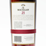 The Macallan Sherry Oak 25 Year Old Single Malt Scotch Whisky, Speyside - Highlands, Scotland [maroon ribbon] 26D0904