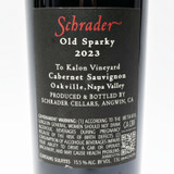 1500ml 2023 Schrader Cellars 'Old Sparky' Beckstoffer To Kalon Vineyard Cabernet Sauvignon, Napa Valley, USA [cracked wax capsule, label issue] 26F0208