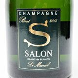 2015 Salon Cuvee 'S' Le Mesnil Blanc de Blancs Brut, Champagne, France 26F1206