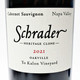 2021 Schrader Cellars Heritage Clone To Kalon Vineyard Cabernet Sauvignon, Oakville, USA 26F1821