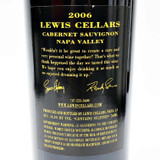 2006 Lewis Cellars Lance Armstrong Cuvee 7 Cabernet Sauvignon, Napa Valley, USA [label issue] 26F15158