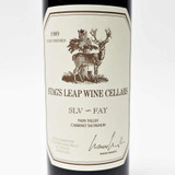 1989 Stag's Leap Wine Cellars 'S.L.V' Fay Cabernet Sauvignon, Napa Valley, USA [top shoulder] 26F15288