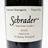 2022 Schrader Cellars Heritage Clone To Kalon Vineyard Cabernet Sauvignon, Oakville, USA [capsule issue] 26i03122
