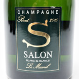 [Weekend Sale] 2015 Salon Cuvee 'S' Le Mesnil Blanc de Blancs Brut, Champagne, France [label issue] 26F1239