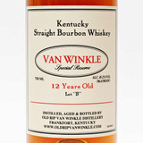 Old Rip Van Winkle 'Van Winkle Special Reserve Lot B' 12 Year Old Kentucky Straight Bourbon Whiskey, USA 26i1717