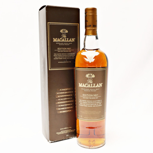 The Macallan Edition No 1 Single Malt Scotch Whisky, Speyside - Highlands, Scotland [damaged box] 24E0607