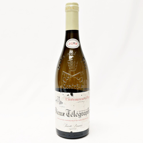 2019 Domaine du Vieux Telegraphe Chateauneuf-du-Pape La Crau Blanc, Rhone, France [damaged label] 24E0734