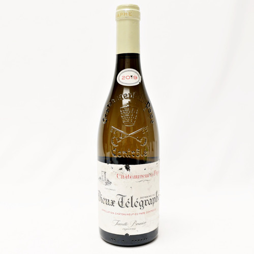 [Weekend Sale] 2019 Domaine du Vieux Telegraphe Chateauneuf-du-Pape La Crau Blanc, Rhone, France [damaged label] 24E0734