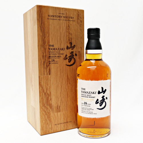 The Yamazaki Mizunara Japanese Oak Cask 18 Year Old Single Malt Whisky, Japan [2017] 24E1603