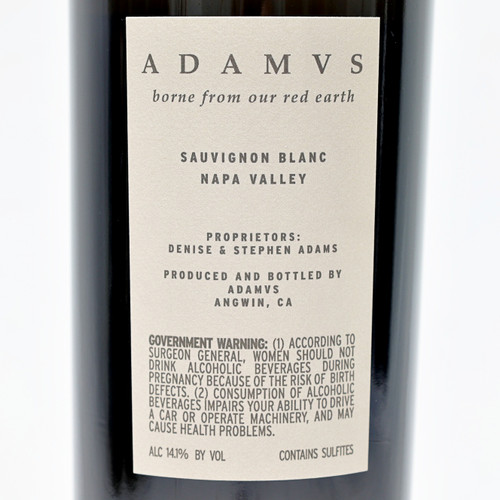 2018 Adamvs Sauvignon Blanc, Napa Valley, USA 24H0552