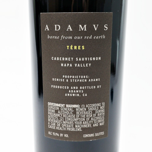 2019 Adamvs Teres Cabernet Sauvignon, Napa Valley, USA 24H0580